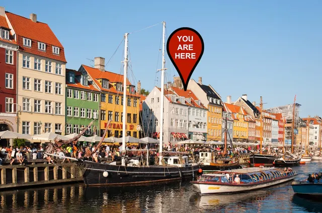 Lille Strandstræde 2 i Copenhagen, Danmark