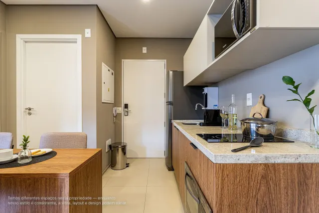 1 quarto - M2 - 1BDR Tipo D
