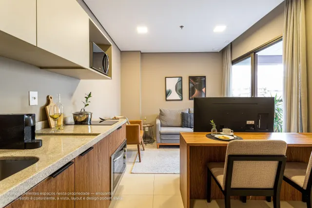 1 quarto - M2 - 1BDR Tipo D