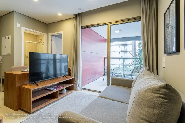 1 quarto - M3 - 1BDR Tipo E