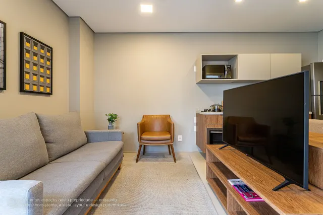 1 quarto - M3 - 1BDR Tipo E