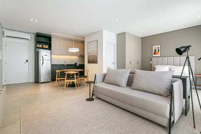 Studio Premium com Jacuzzi e Varanda - Apto 308